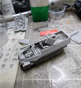 New 3D Printing 1/72 German Sdkfz251/22 Tank Destroyer Unpainted Model Kit - Picture 1 of 7
