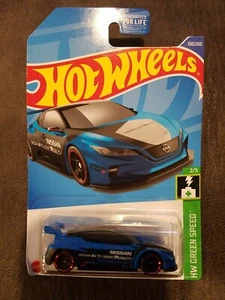 Hot Wheels HW GREEN SPEED 2/5 Nissan Leaf Nismo RC_02 100/250 (Blue) - Picture 1 of 3