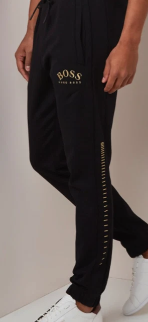 Logotipo de curva dorada de Hugo Boss Joggers Foto 1 de 1