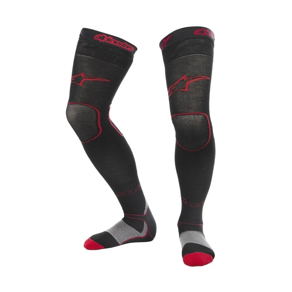 Calcetines largos de motocross Alpinestars MX para hombre (rojo/negro) Foto 1 de 4