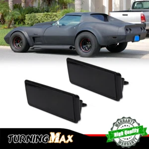 1Pair Smoked Front / Rear Side Marker Lamps Lens For 1974-1979 Chevy Corvette C3 - Picture 1 of 8
