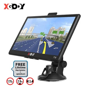 XGODY GPS Navigationsgeräte für Auto PKW KFZ LKW Navi 2024 Europa Karten 7 Zoll - Bild 1 von 13