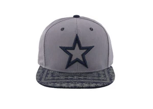 ¡NUEVO! GORRA PLANA BILL DALLAS TEXAS STAR SNAPBACK GRIS - Imagen 1 de 4