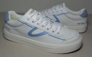 Tretorn / Size 6.5 / HOPPER - SERVE / White - Blue / Sneakers New Women's Shoes - Picture 1 of 22