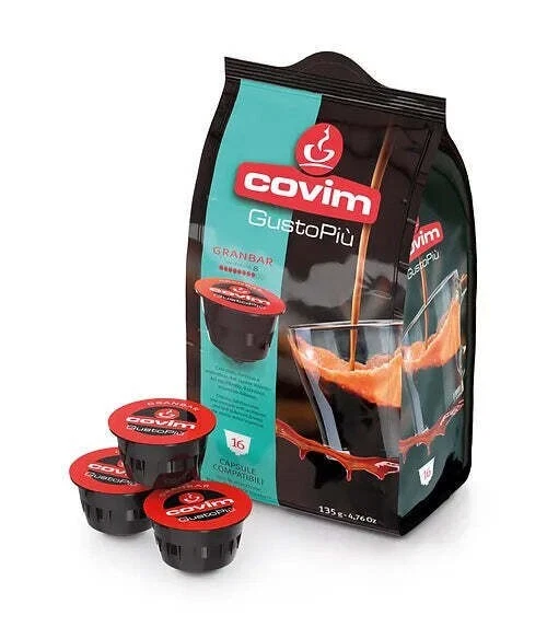 48 Capsule Caffè Covim  Pressò Miscela Gran Bar compatibile Dolce Gusto - Immagine 1 di 1