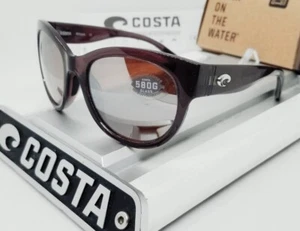 COSTA DEL MAR urchin crystal/silver MAYA polarized 580G sunglasses! NEW IN BOX! - Picture 1 of 9