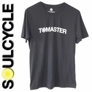SOULCYCLE Men’s Tomaster Black & White Graphic Logo Cycling Tee T Shirt L Large - Picture 1 of 4