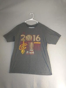 Cleveland Cavaliers Mens Shirt Large 2016 NBA Champions Gray Locker Room Edition - Picture 1 of 9