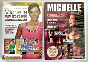 Michelle Bridges: Project 3 Pack & Crunch Time 3 Pack DVD Set | Exercise Workout - Picture 1 of 3