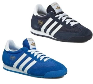 adidas Original Dragon Herren Leder Retro Turnschuhe Turnschuhe Freizeitschuhe - Bild 1 von 14