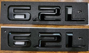 oem black 2019-2024 Chevrolet Silverado "6.2" emblem kit - Picture 1 of 1
