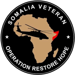 Operation Restore Hope Veteran  Self-adhesive Vinyl Decal - Picture 1 of 1