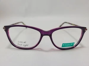 Radley RDO ROBYN 161 Women's Purple Tortoise Frame with Clear Lens Eyeglasses - Picture 1 of 9