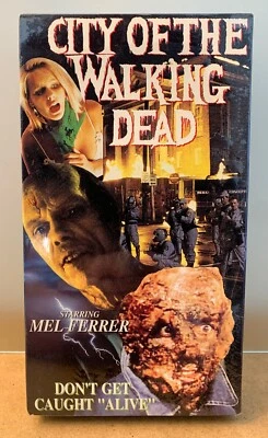CITY OF THE WALKING DEAD VHS horror zombie gore RARE SEALED Raven Video - Image 1 of 4