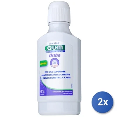 2x Gum Ortodontico Anticarie 300 Ml Foto 1 de 3
