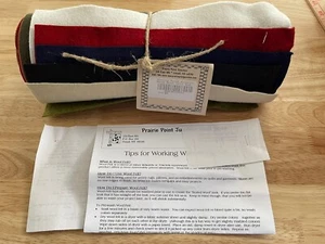 Wool Felt Pieces in a Roll Mixed Colors By Prairie Point Junction - Picture 1 of 8