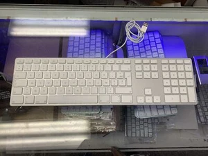 Genuine Apple USB Wired Keyboard with Numeric Keypad MB110LL/B International - Picture 1 of 5