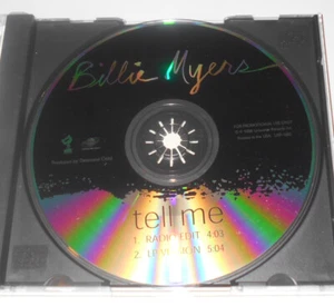Billy Myers Tell Me Promo CD Radio Edit & LP Version 1998 Universal Records RARE - Imagen 1 de 4