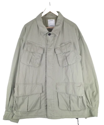 Visvim Tropical Combat Jacket Light Green - Size XL (4) - RRP £1365 - Image 1 of 4