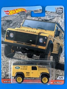 '20 HOT WHEELS LAND ROVER DEFENDER 110 NIB CAR CULTURE REAL RIDERS SERIES - Picture 1 of 3