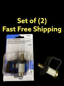 Door Lock Striker Front Dorman 38448 FAST FREE SHIPPING SET OF (2) - Foto 1 di 4