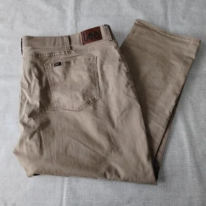 Lee Jeans Extreme Motion Straight Fit Tapered Leg Men’s W50 L29 Brown - Picture 1 of 10