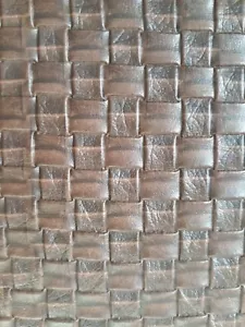 Marine Vinyl Fabric (COCOA) Basket Weave Quality Outdoor UV 54" - Picture 1 of 7