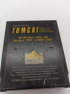 Dan Kitchen's TOMCAT THE F-14 FIGHTER SIMULATOR (Atari 2600 7800 1986) Cart Only - Picture 1 of 2