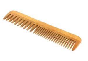 Speert Handmade Lightweight Wooden Beard Comb #DC14 7"Inch Natural Wood Finish - Picture 1 of 1
