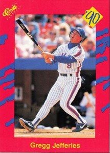 1990 Classic Update Gregg Jefferies New York Mets #T1