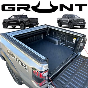 Grunt 4x4 Moulded Rubber Ute Cargo Mat Next Gen Ford Ranger Raptor With Liner - Picture 1 of 4