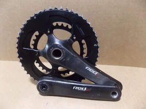 Guarnitura compatta Sram rossa fibra di carbonio 11 velocità 172,5 GXP 52/36 bus54 - Foto 1 di 10