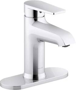 Kohler 97061-4-CP Hint Single Control with Escutcheon Faucet, Polished Chrome - Picture 1 of 9