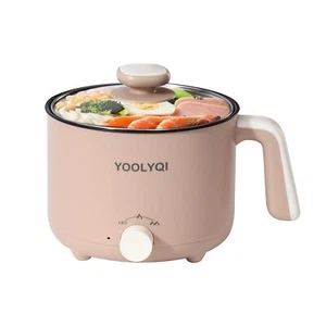 1.5L Electric Ramen Cooker, Dual Power, Non-Stick, Khaki, Portable - Picture 1 of 6