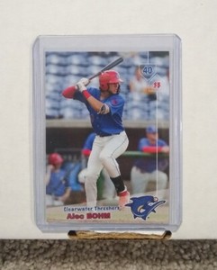 Alec Bohm 2019 Clearwater Threshers Minor League Rookie Card Rc Phillies