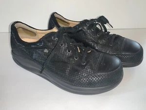 Finn Comfort Ikebukuro Black Casual Comfort Shoes Sneakers Women's Size 7 - Picture 1 of 8