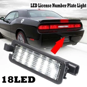 1 White 18-SMD LED Licence Plate Light For Dodge Challenger Charger Jeep Compass - Bild 1 von 19
