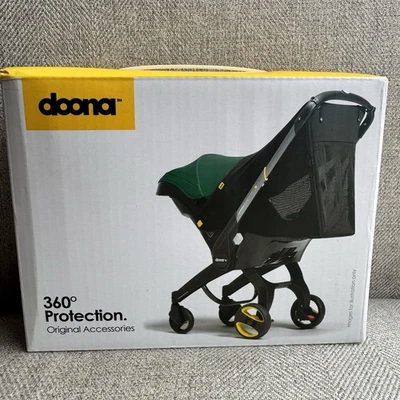 Doona Sunshade Extension Black Stroller Accessory UPF 50+ Baby Car Seat Gift - Image 1 of 3