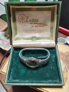 Vintage Zodiac Jet Aeronaut Watch 17j Cal.721 Good Working Condition Some... - Picture 1 of 4