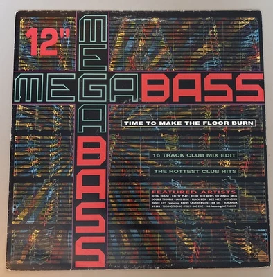 Megabass - Time To Make The Floor Burn / Get Down - Used Vinyl Record -12megax1 - Image 1 of 4