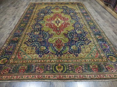 Alfombra turca vintage, alfombra de diseño real turco anatolia hecha a mano 7x11,2 pies Foto 1 de 4