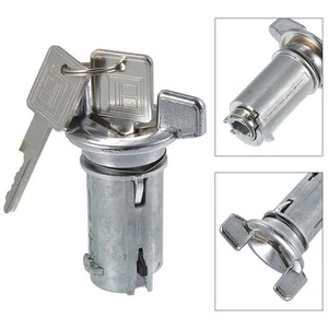 Ignition Switch Ignition Key Switch Lock Cylinder Silver Cylinder Assembly New - Picture 1 of 11