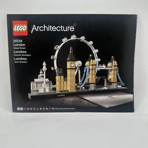 LEGO Architecture Londres Gran Bretaña 21034 Guía de instrucciones SOLO MANUAL - Imagen 1 de 2