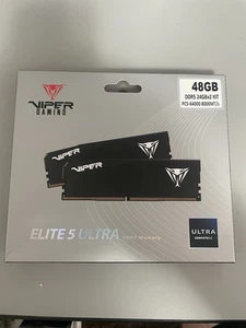 Patriot Viper Elite 5 Ultra Gaming DDR5 RAM 48GB (2X24GB) 8000MT/s CL36 - Picture 1 of 2