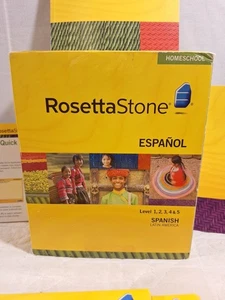 Rosetta Stone Spanish (Latin America) Levels 1–5 | Homeschool Edition V3 2009 - Picture 1 of 13