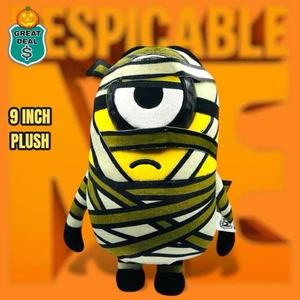 Despicable Me Minions MAYHEM MUMMY STUART Universal Studios 9 Inch Minion Plush! - Picture 1 of 8