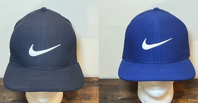 Lote de gorras de golf Nike AeroBill Pro Performance Dri-Fit azul y negro Snapback OSFM Foto 1 de 4