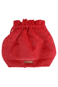 Giorgio Armani Borsa Cosmetici Donna Rossa Zigzag Elegante - Foto 1 di 3