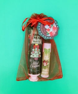 Weihnachten Geschenkset Handcreme Lippenbalsam Merry Christmas Mitbringsel - Bild 1 von 9