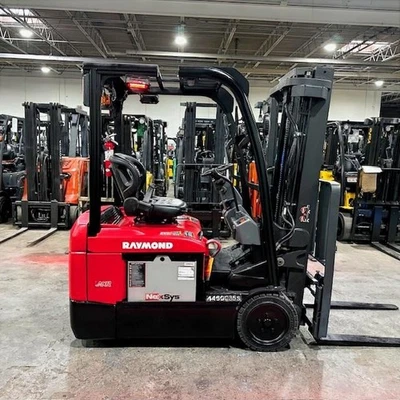 2021 Raymond 4460C35S 3500lb Used Forklift Triple Mast Sideshift 4024 Hours - Image 1 of 4